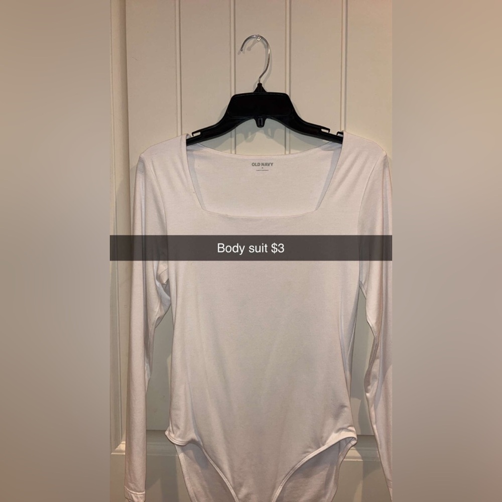 White old navy bodysuit